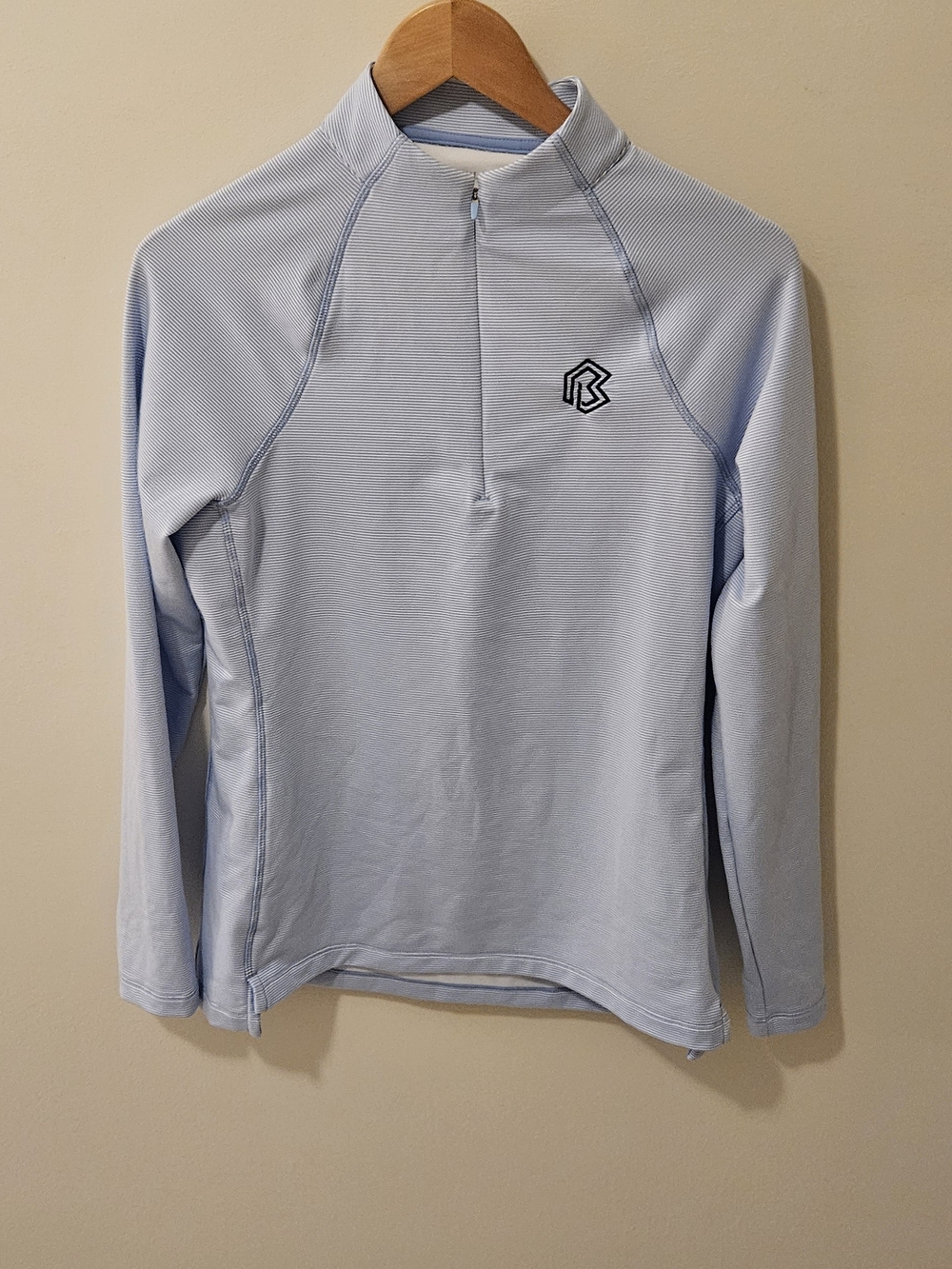 Peter Millar Light Blue Womens Half-Zip Rash Guard Size Med